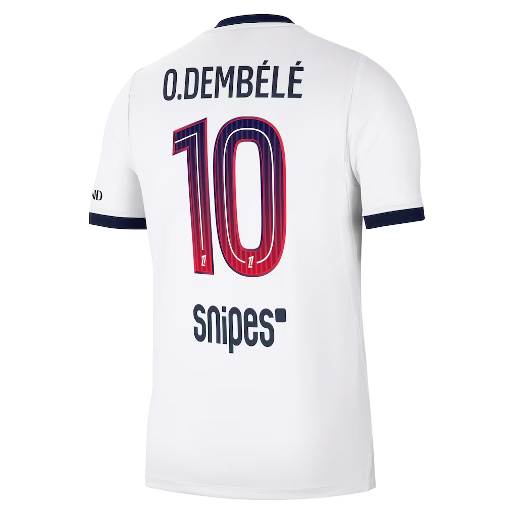 PSG 巴黎聖日門 2026-27 主場/作客/三客球衣聯賽印字 (內有多選，不是球衣)