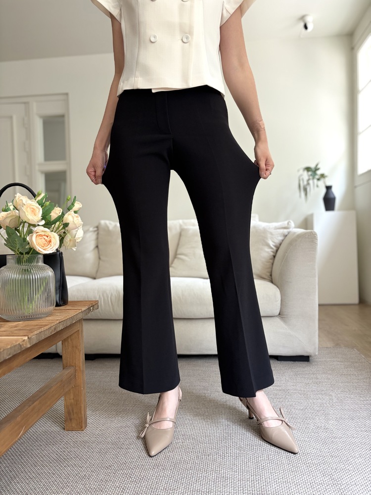 Pull-On Stretch Pants (Black)