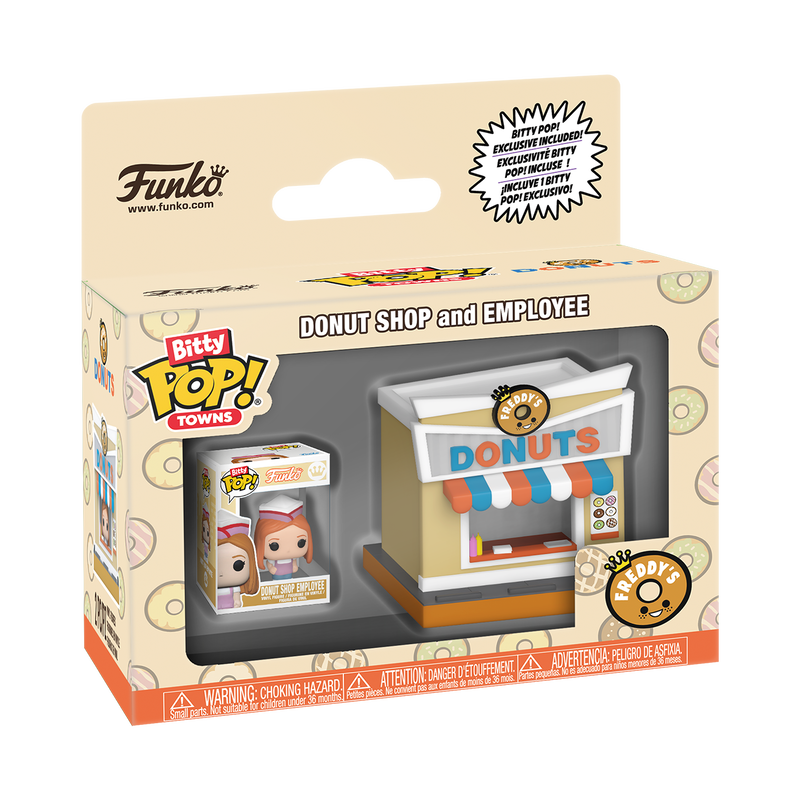📦訂購 美國代購 Bitty Pop! Towns Donut Shop Figure 模型