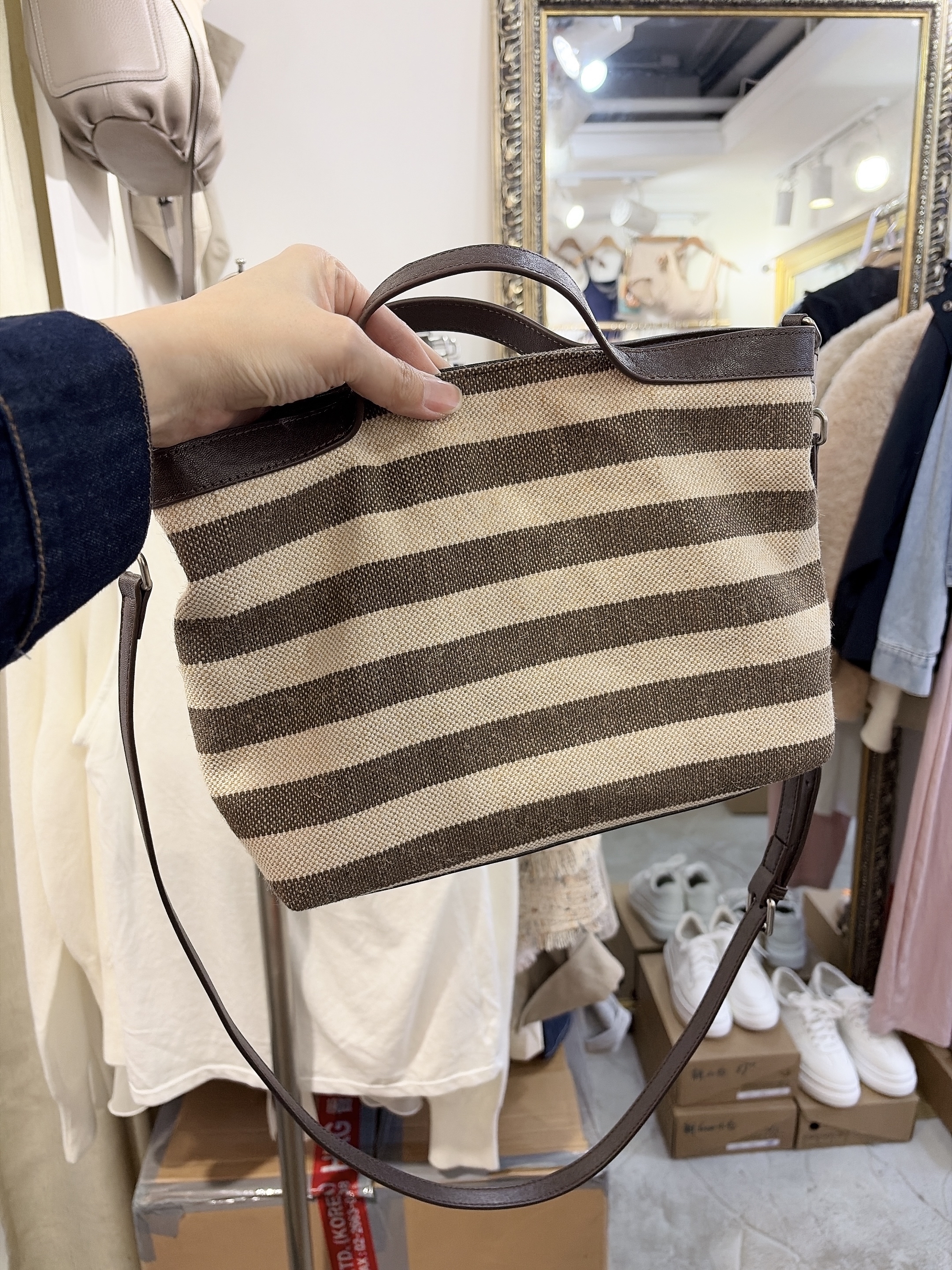 間紋布手袋