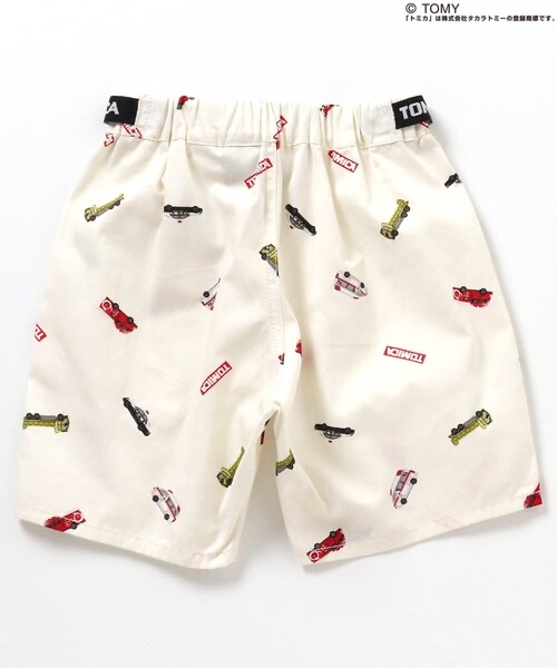 A0043 滿印車車白色短褲