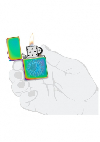 Zippo 48960 Sun Design Multi-Color 幻彩日月防風打火機 防風打火機 | ZIPPO 指定授權經銷商 | 美國製造 | 收藏