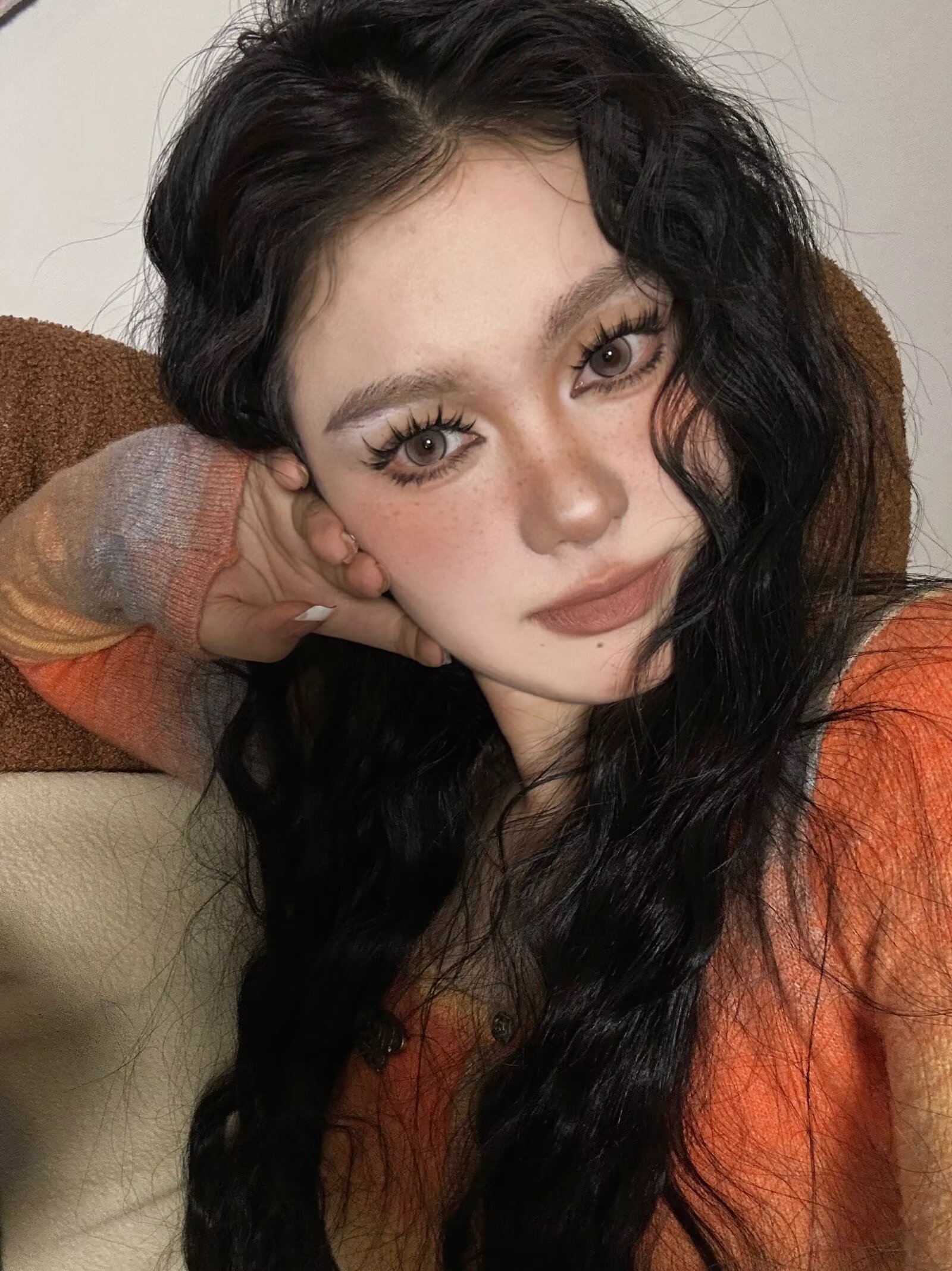 0度現貨 Woolilens半年拋 彩虹中毒棕