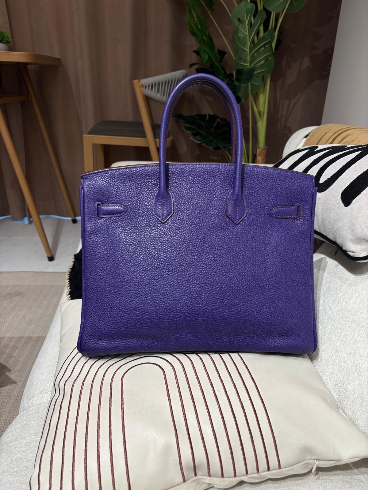 Hermes birkin 35,STAMP 口N,iris 100%Authentic ,95%new ✅專門店收據✅鎖Key ✅dust bag✅盒