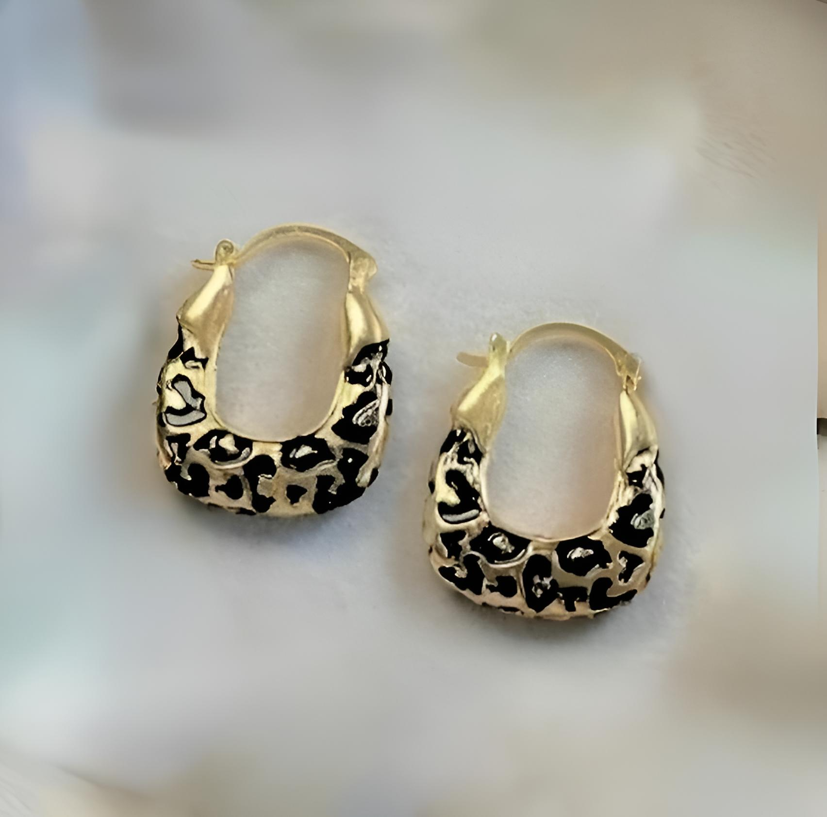 Wild Print Earrings