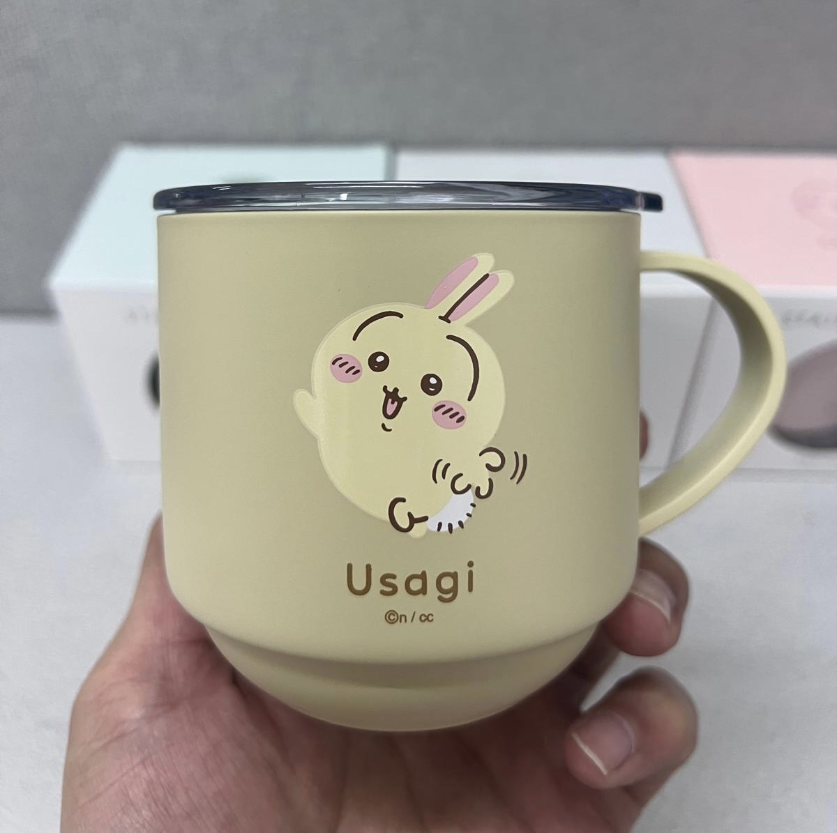 🎌日本直送🎌 Chiikawa 可堆疊帶蓋不鏽鋼馬克杯