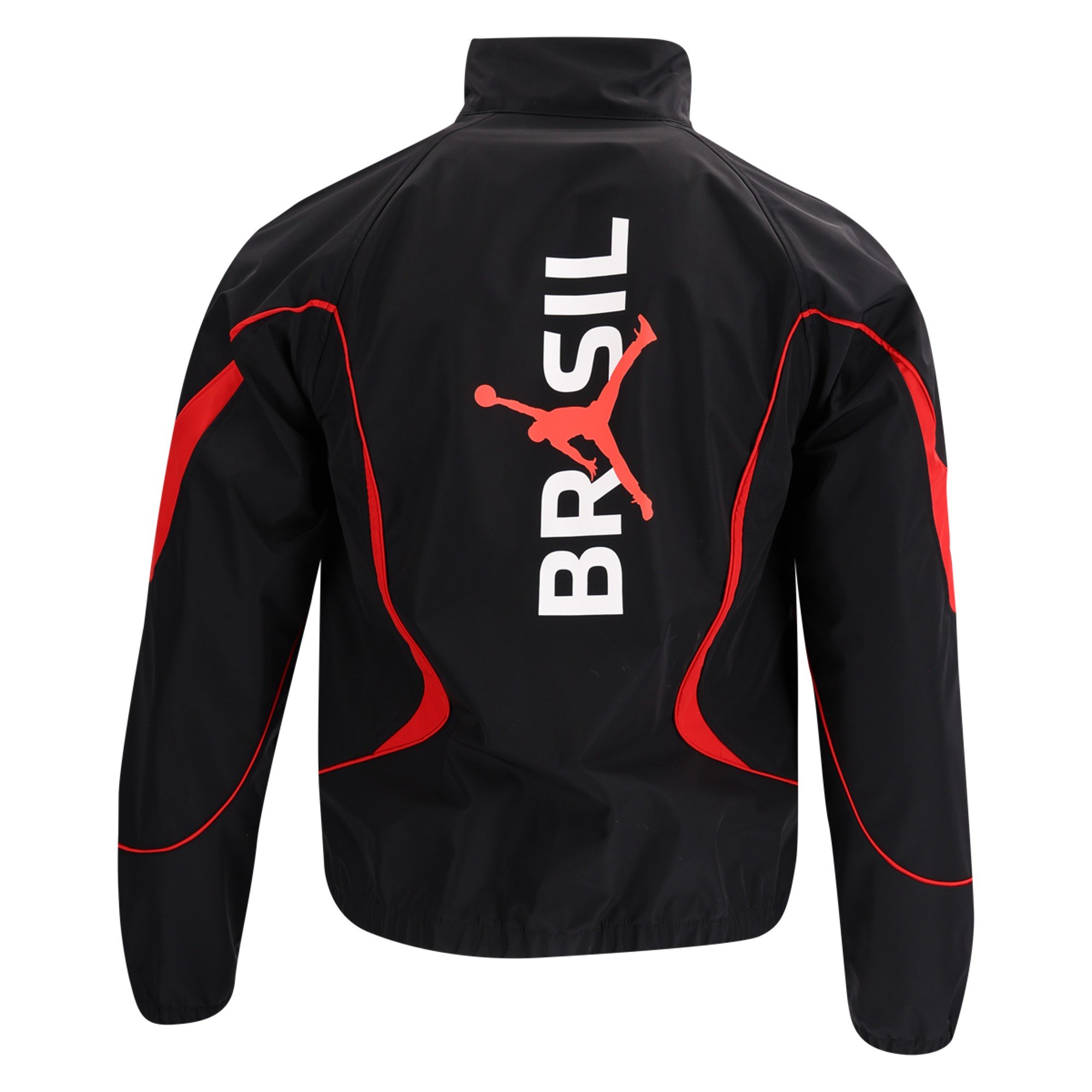 Nike x Jordan Brazil 巴西 2026 黑紅色 Anthem Jacket 