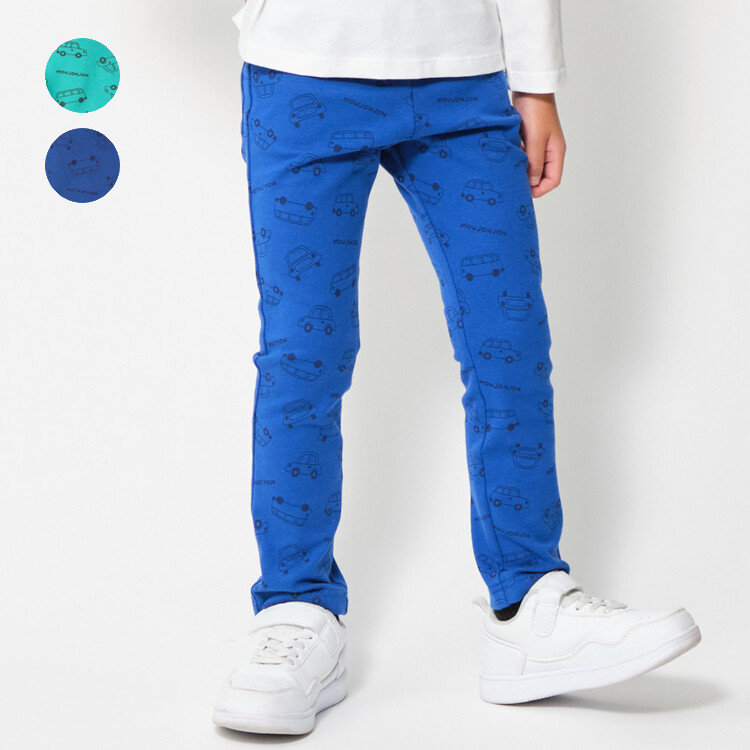 🆕【⭐訂購⭐】 🇯🇵日本直送🌀汽車圖案彈性波紋長褲［2款選］🌀[ELBA-0014][260302]