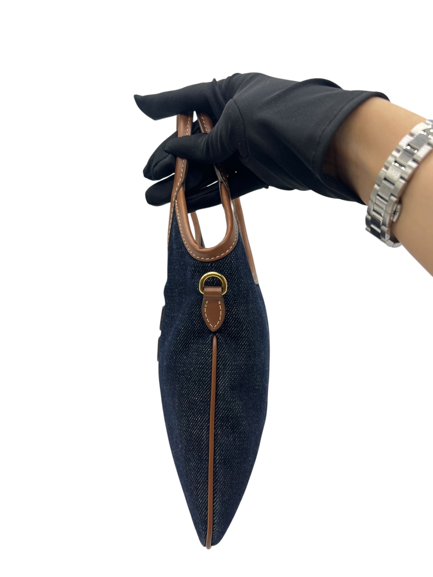 Pre-Owned MIU MIU Ivy Tote Mini Blue / Product Code: 26060506