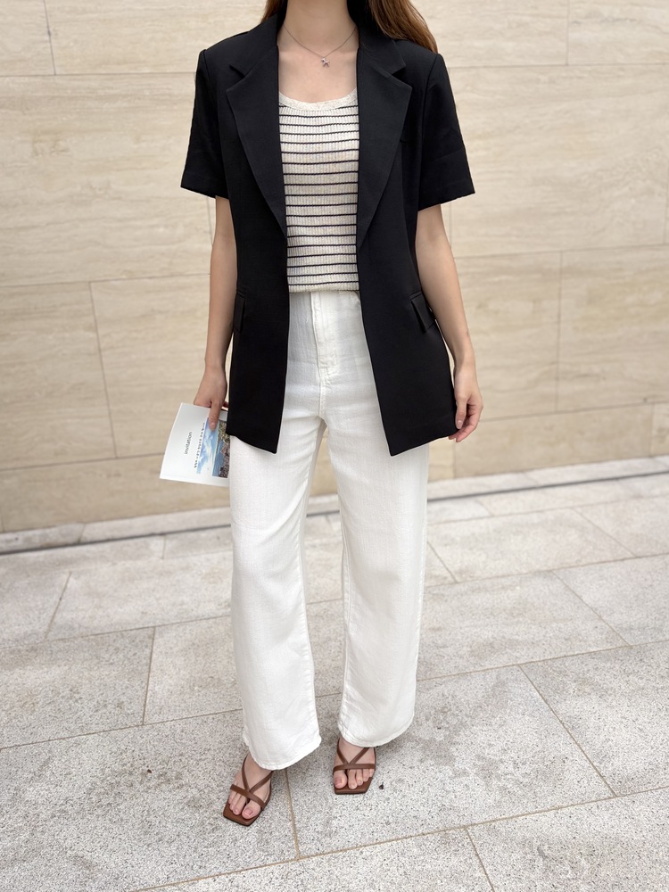 Claire Belted Blazer (Black)