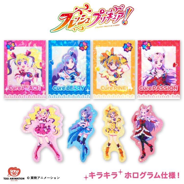 光之美少女 幸福精靈 Fresh PreCure 盲抽手機貼紙(透明) #P-PCG0999 [ThankYouMart] (PRE-ORDER) [2026/04]