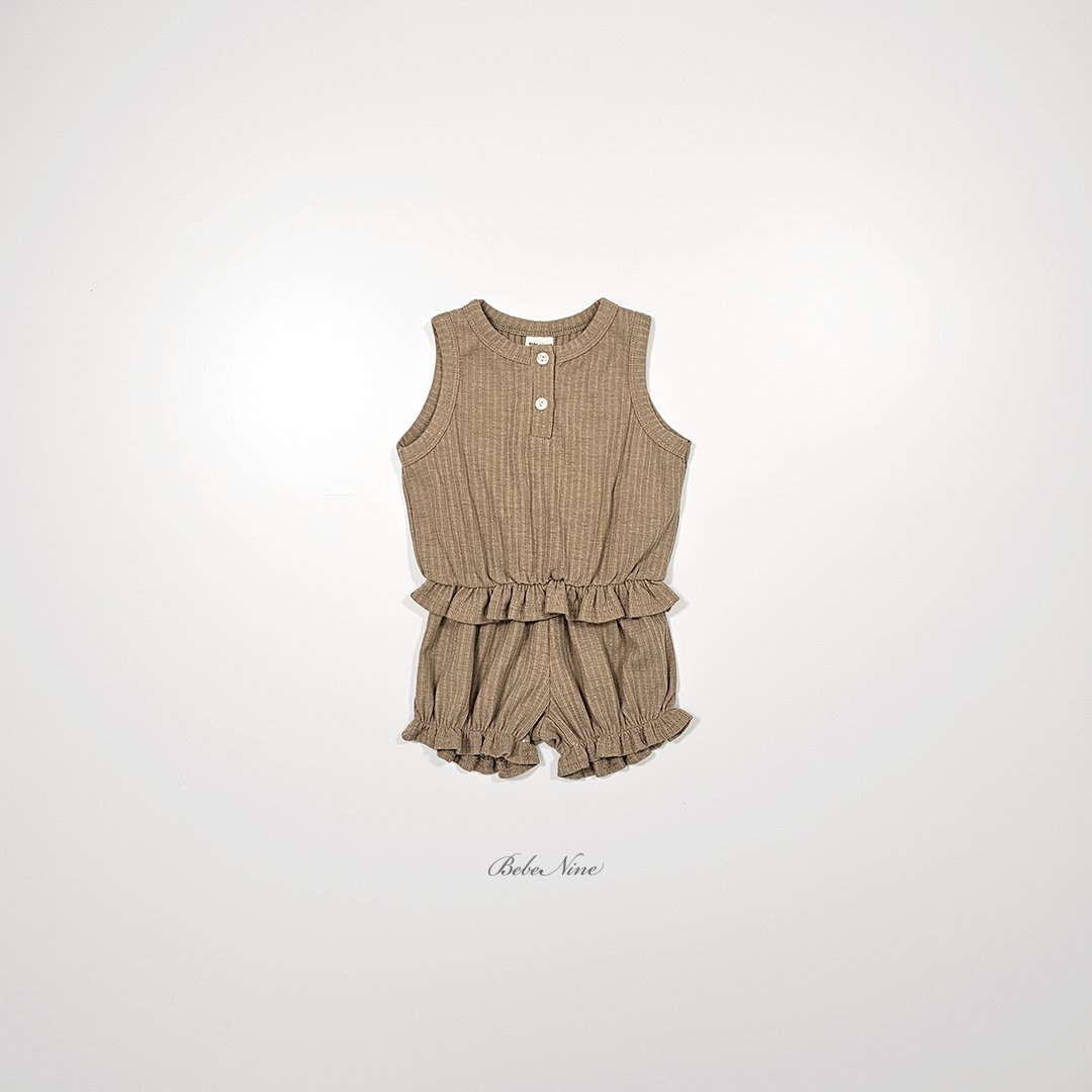 Enfant Sleeveless Pants Set