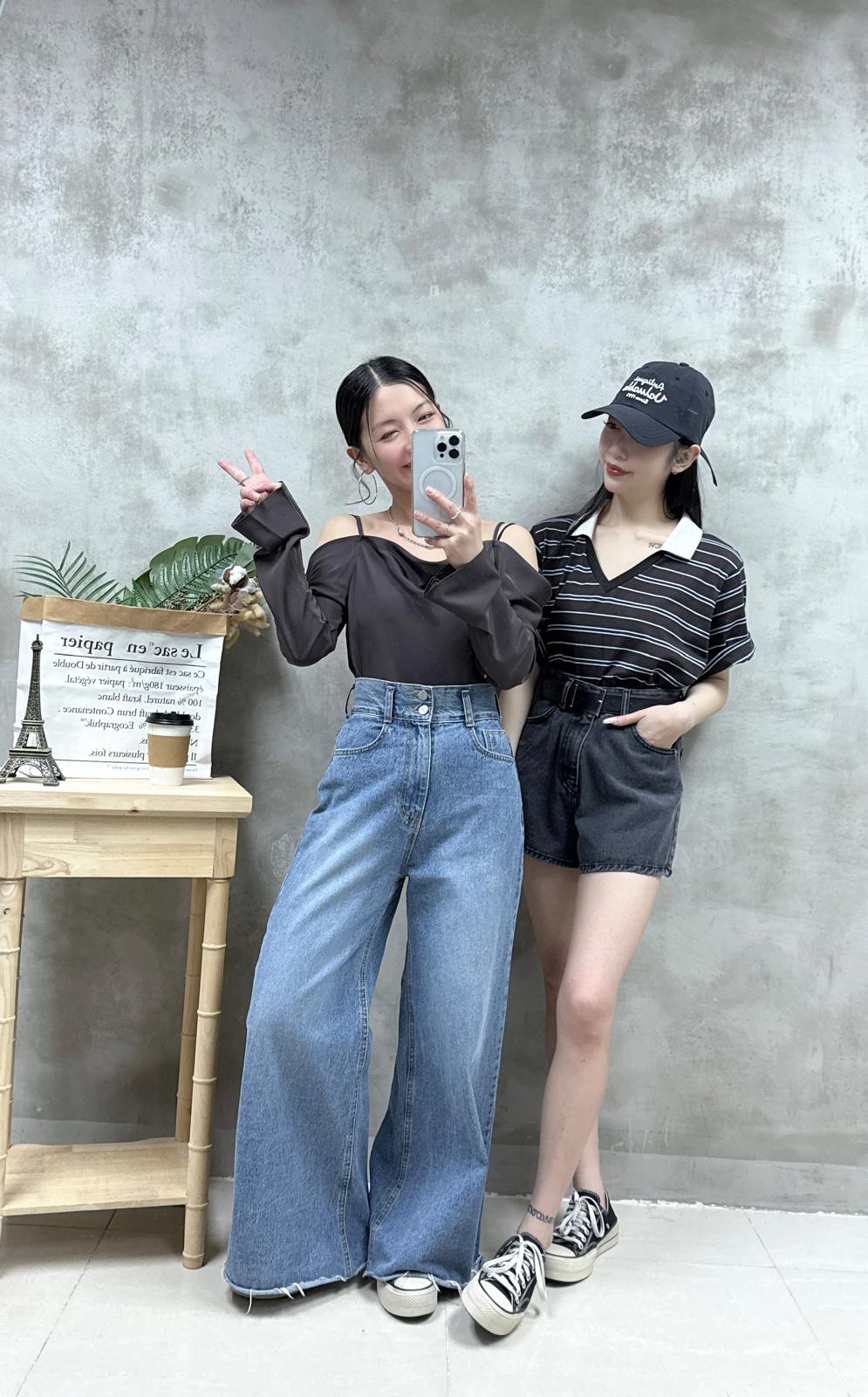 E10 polo領橫間Top