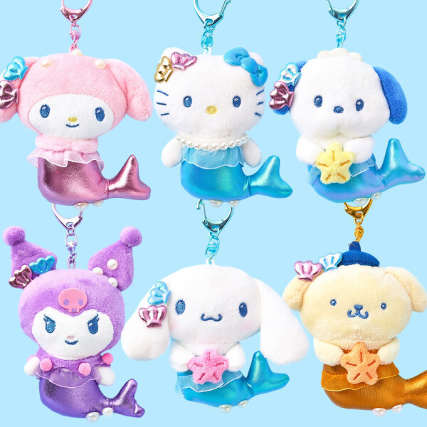 預訂 | 韓國版 Sanrio 美人魚造型公仔掛件