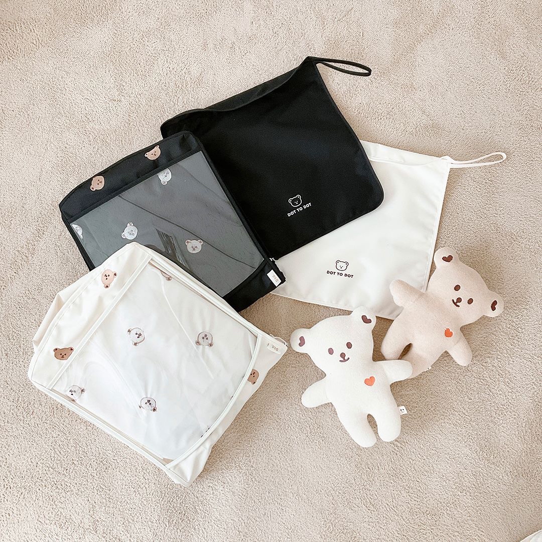 DOT TO DOT 熊仔BB車帳篷 黑色