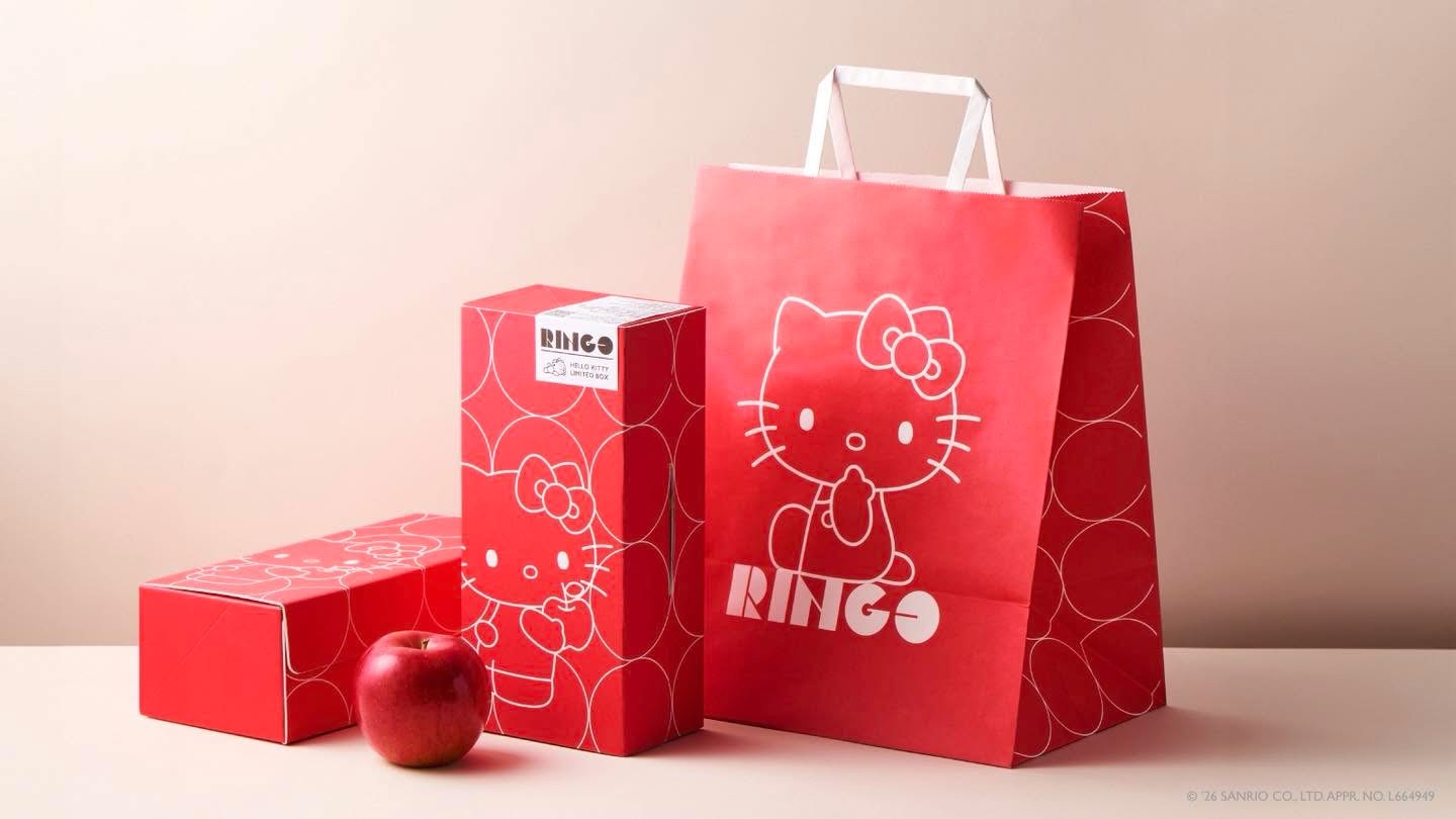 日本直送限定版RINGO×Hello Kitty費雪南蛋糕