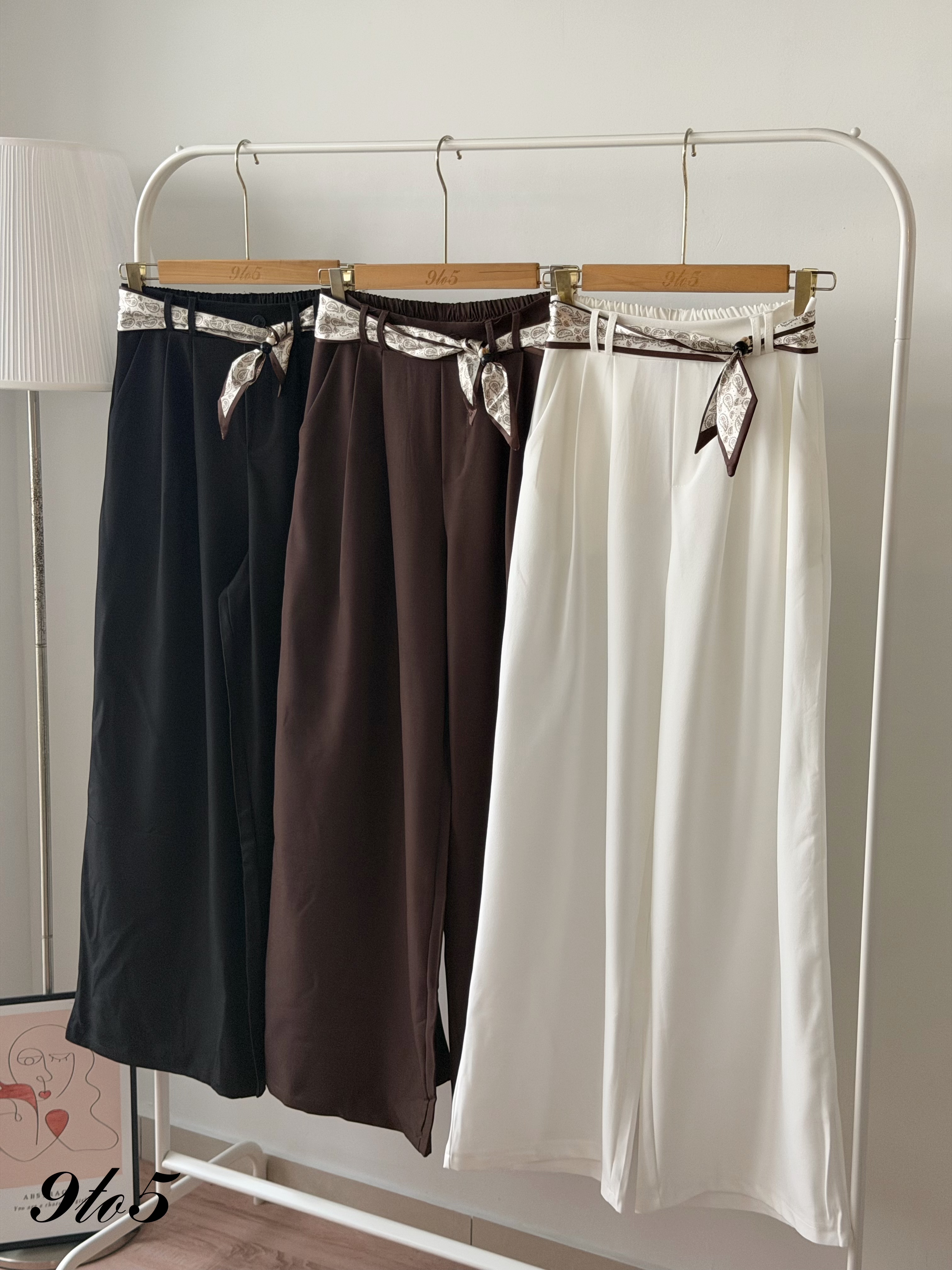 S2025 Wide Leg Long Pants - 3 Colors
