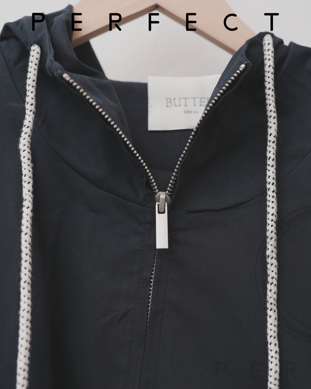 J0027_動感文青拉鍊外套 (文青藏藍色）