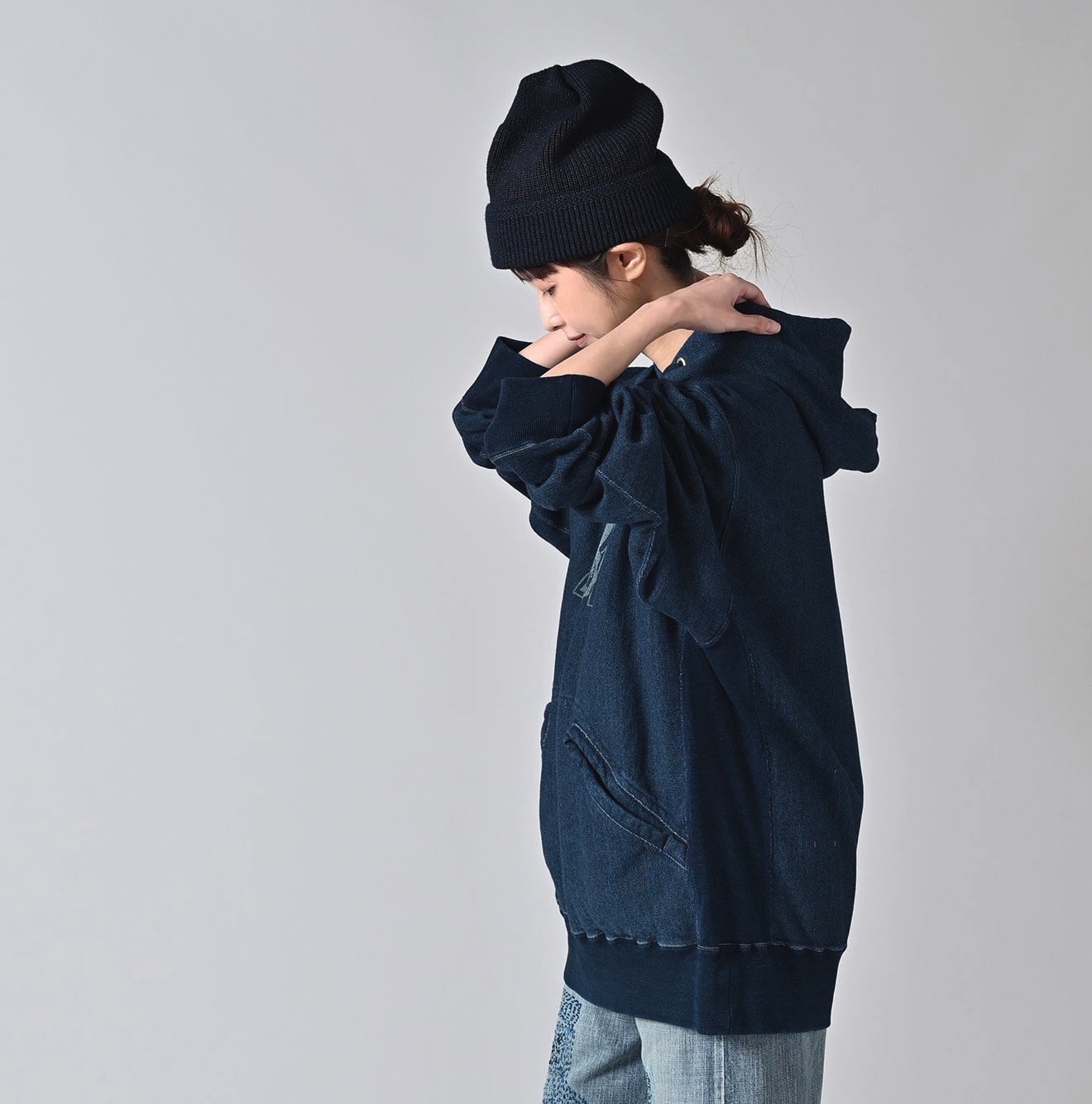 【 Freak’s Store 】 No.1388 45R Couple Denim Hoodies