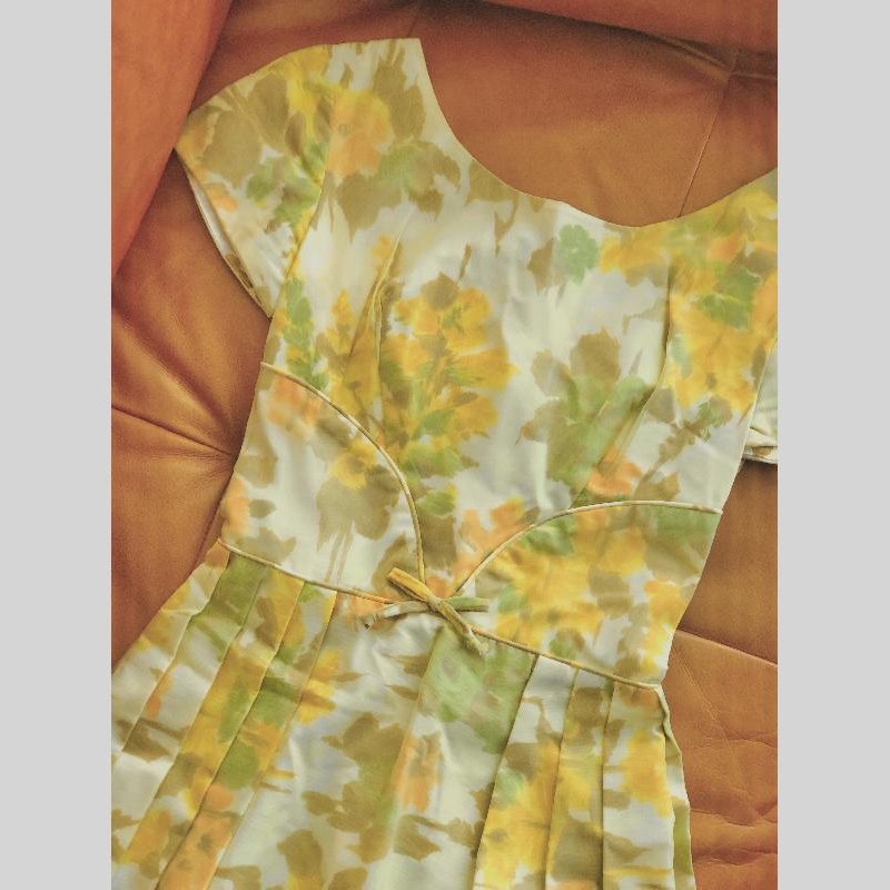 Original 1950-60s New Old Stock Montreal New York Lawrence Dress - Size Xs (MT1725)