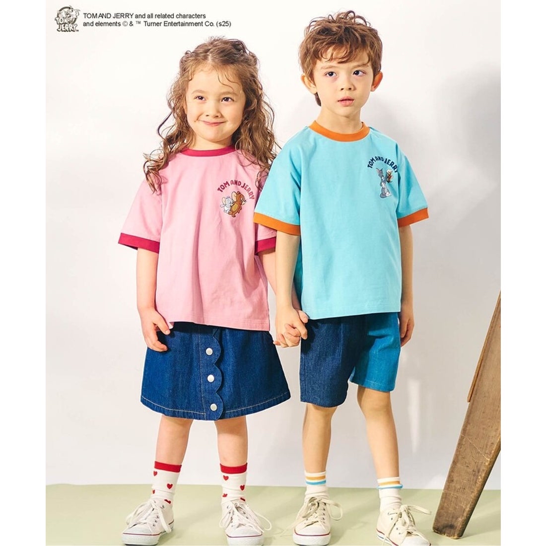 A0099 Tom & Jerry 粉色短袖上衣