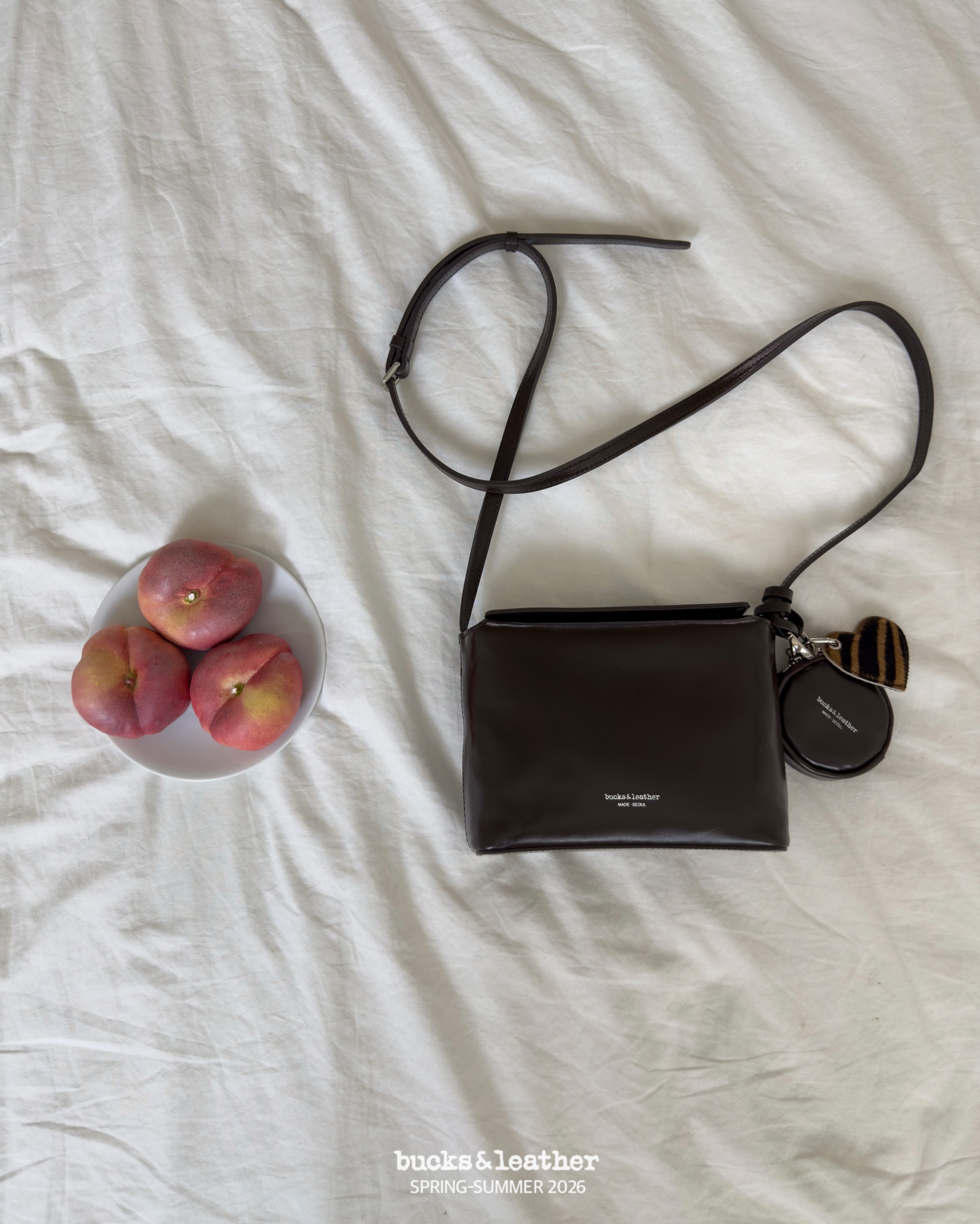 【26SS】預訂_TV Bag By Bucks & leather