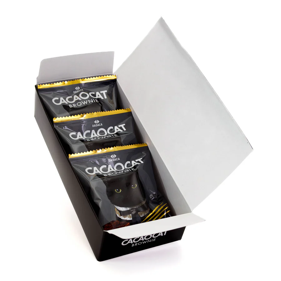 CACAOCAT Brownie 禮盒裝 （3件） - 黑朱古力
