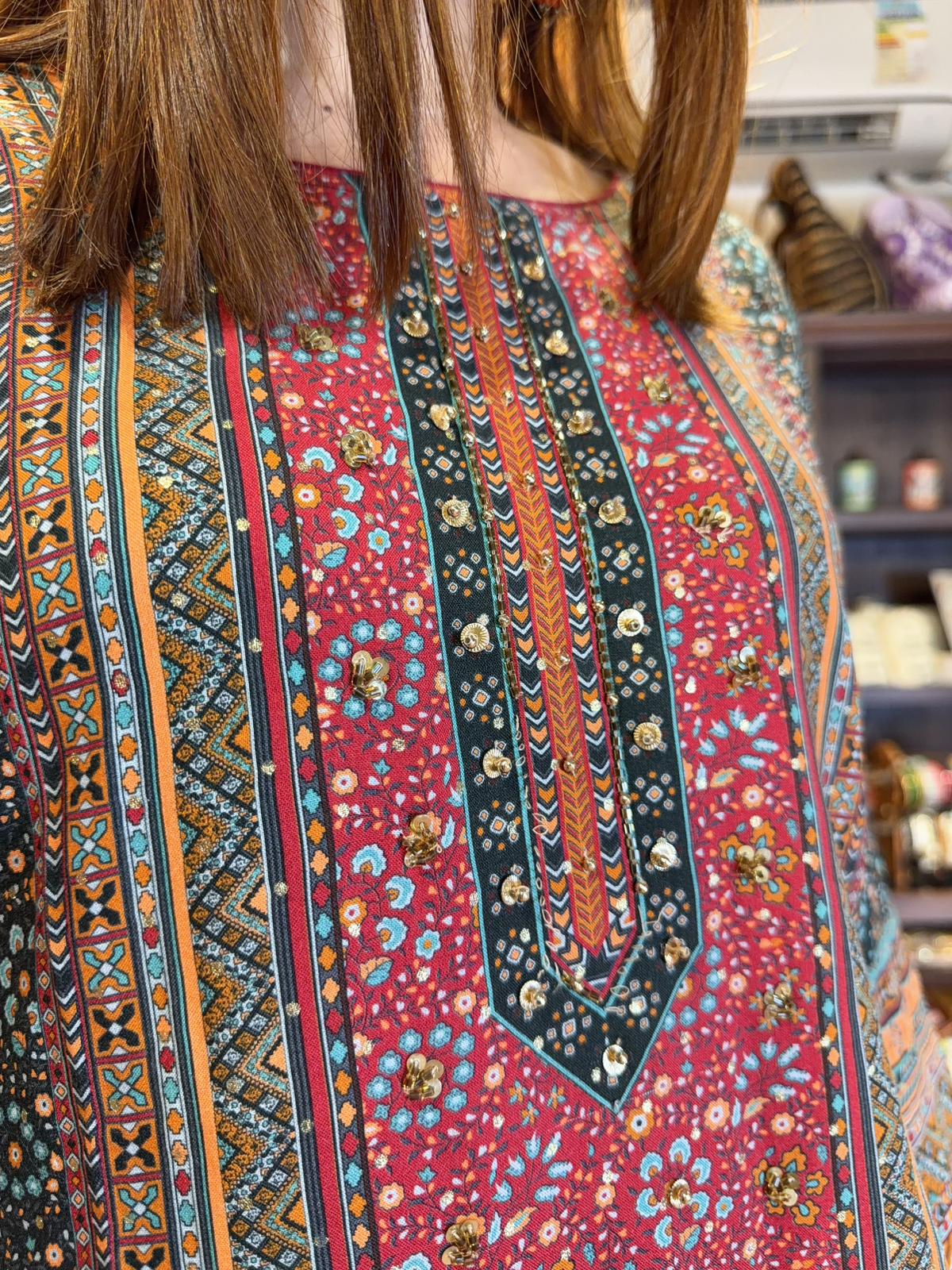 2163 Vintage Kurta 42"