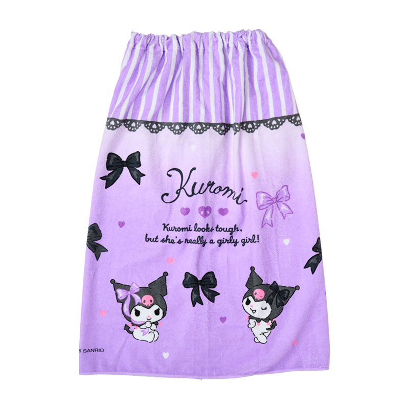 🎀【預訂】 Sanrio 游泳用具浴巾80cm - Kuromi