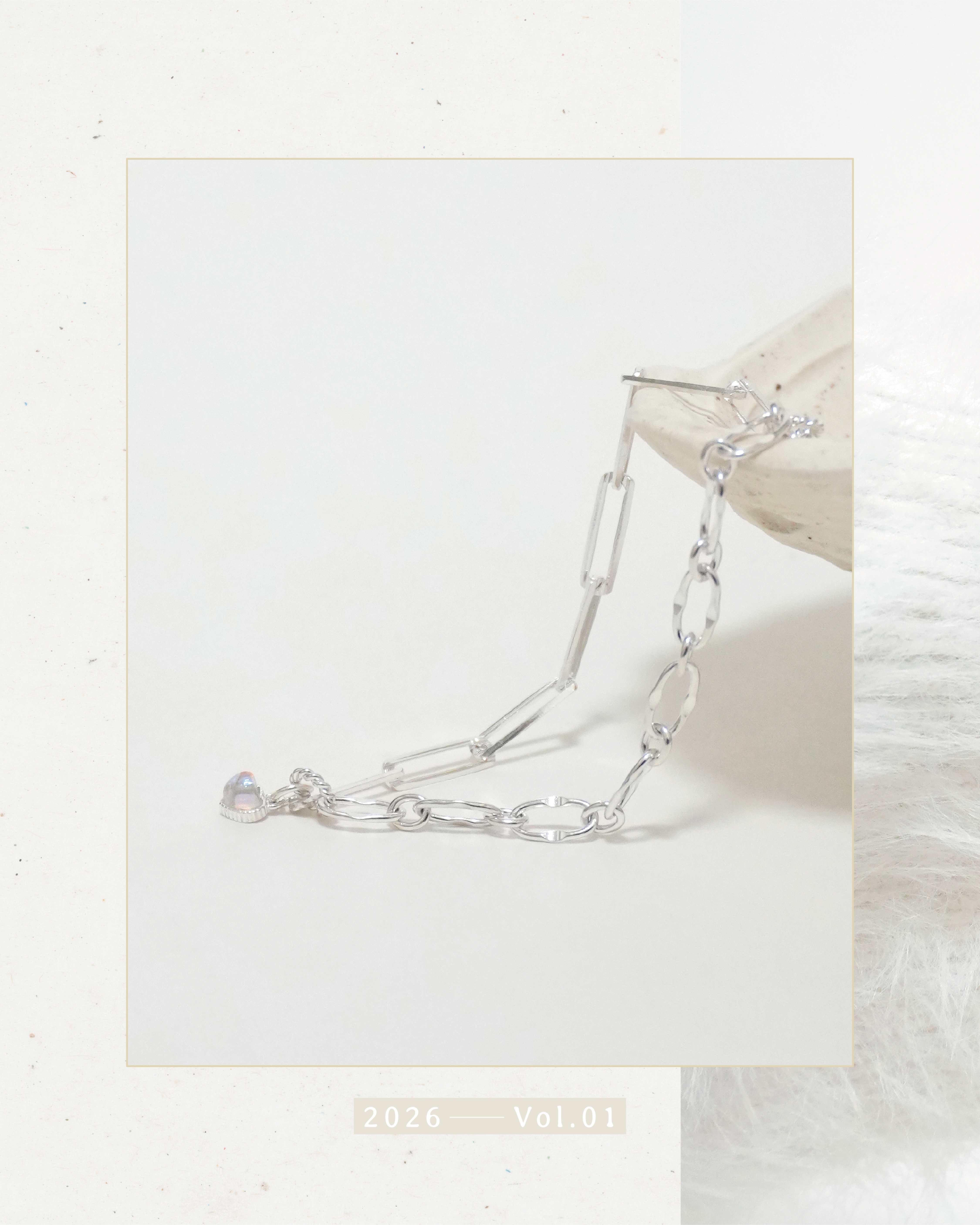 Iridescent Heart Opal Bracelet