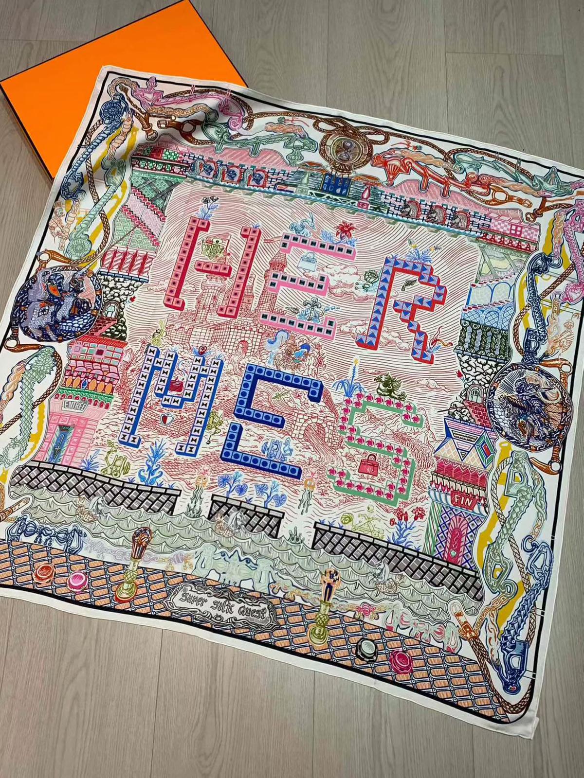Hermès大冒險絲巾