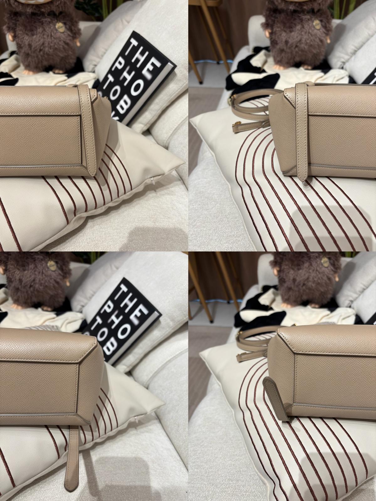 Celine Nano Belt Bag 淺灰褐色牛皮 100%Authentic, 98%New ✅收據✅Dust bag