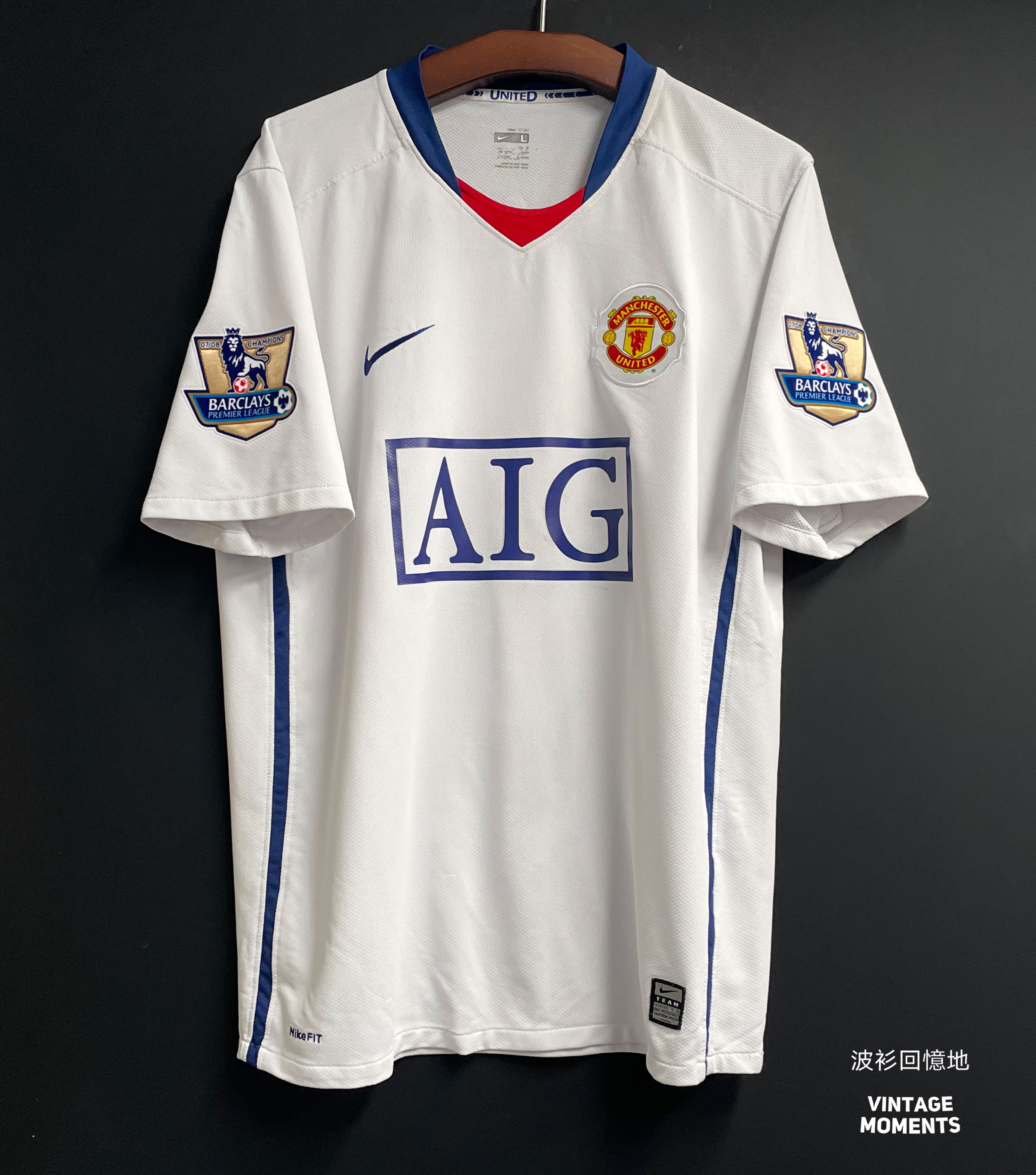 曼聯08/09客場 C朗拿度 MANCHESTER UNITED AWAY SHIRT RONALDO