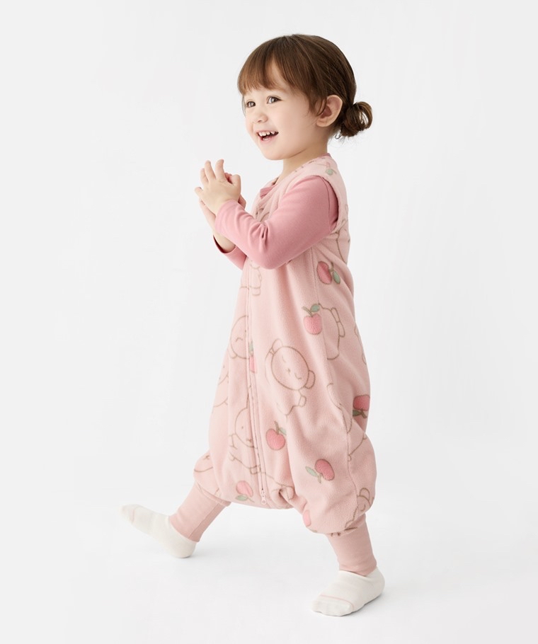 💚代購 台灣直送💚正版授權Miffy系列四色人物滿印Fleece連身防踢背心