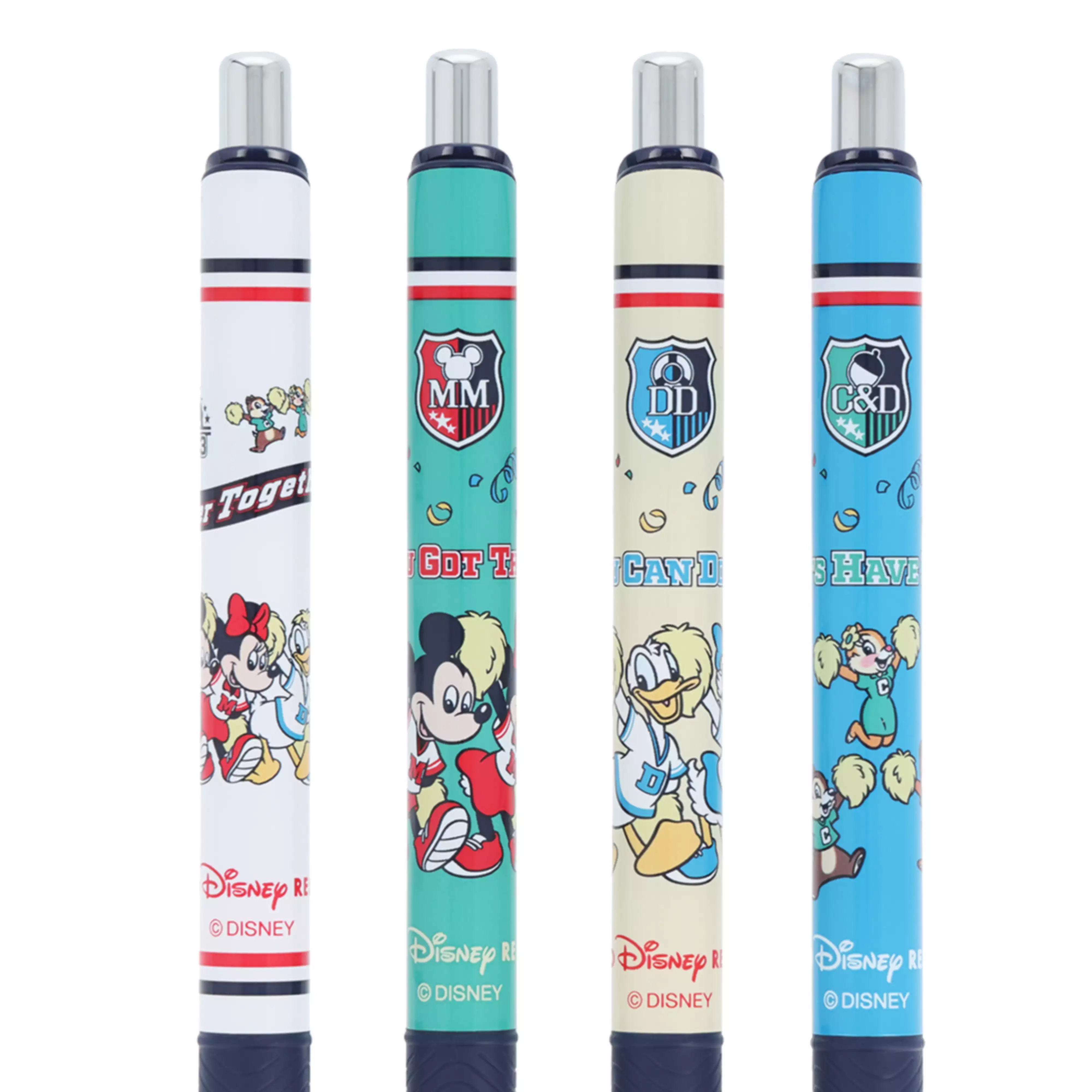 現貨｜【日本 Disney Store 限定】一套4枝 Mickey & Friends 米奇與朋友 日本製 Pentel EnerGel 0.5mm 啫喱筆 075429