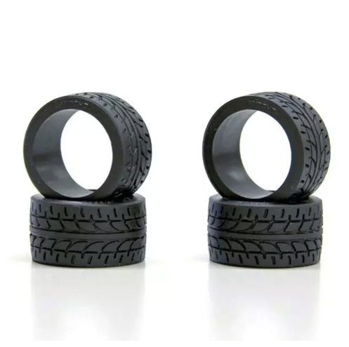 10 Degree Wide Racing Radial Tire 4 pcs For Mini-Z MR03 MR04