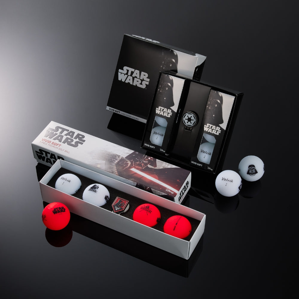 VOLVIK STAR WAR Darth Vader 禮盒 球標與帽夾 