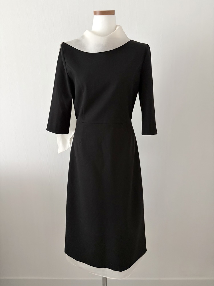 Therese Scarf Dress (Black)