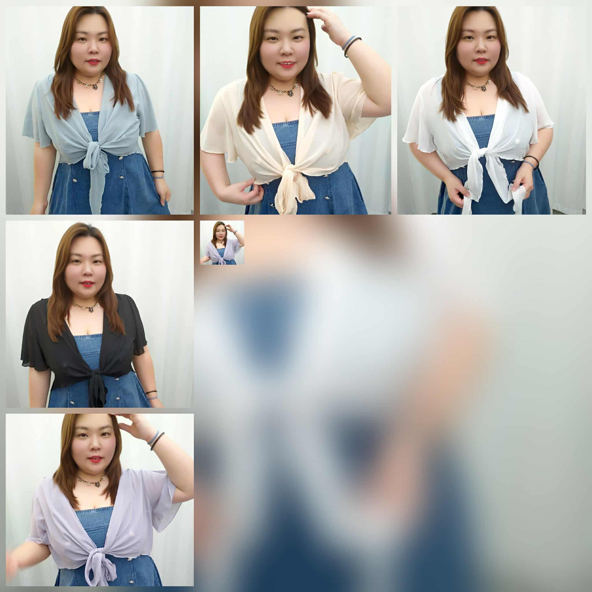 TW#8106 大喇叭袖舒适款外套