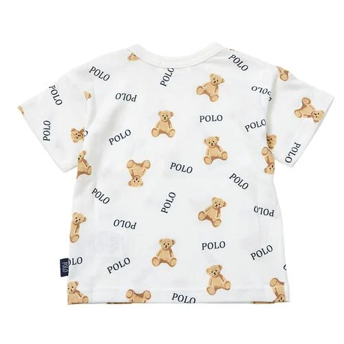🇯🇵預訂 日本直送🇯🇵Polo Baby標誌小熊滿印短袖T恤