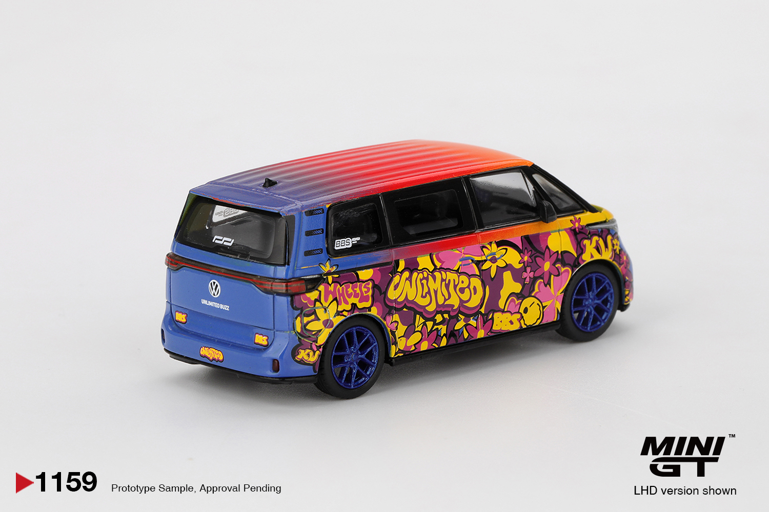 Mini GT 1/64 Volkswagen T1 Microbus Mizu Design - MGT01159-L