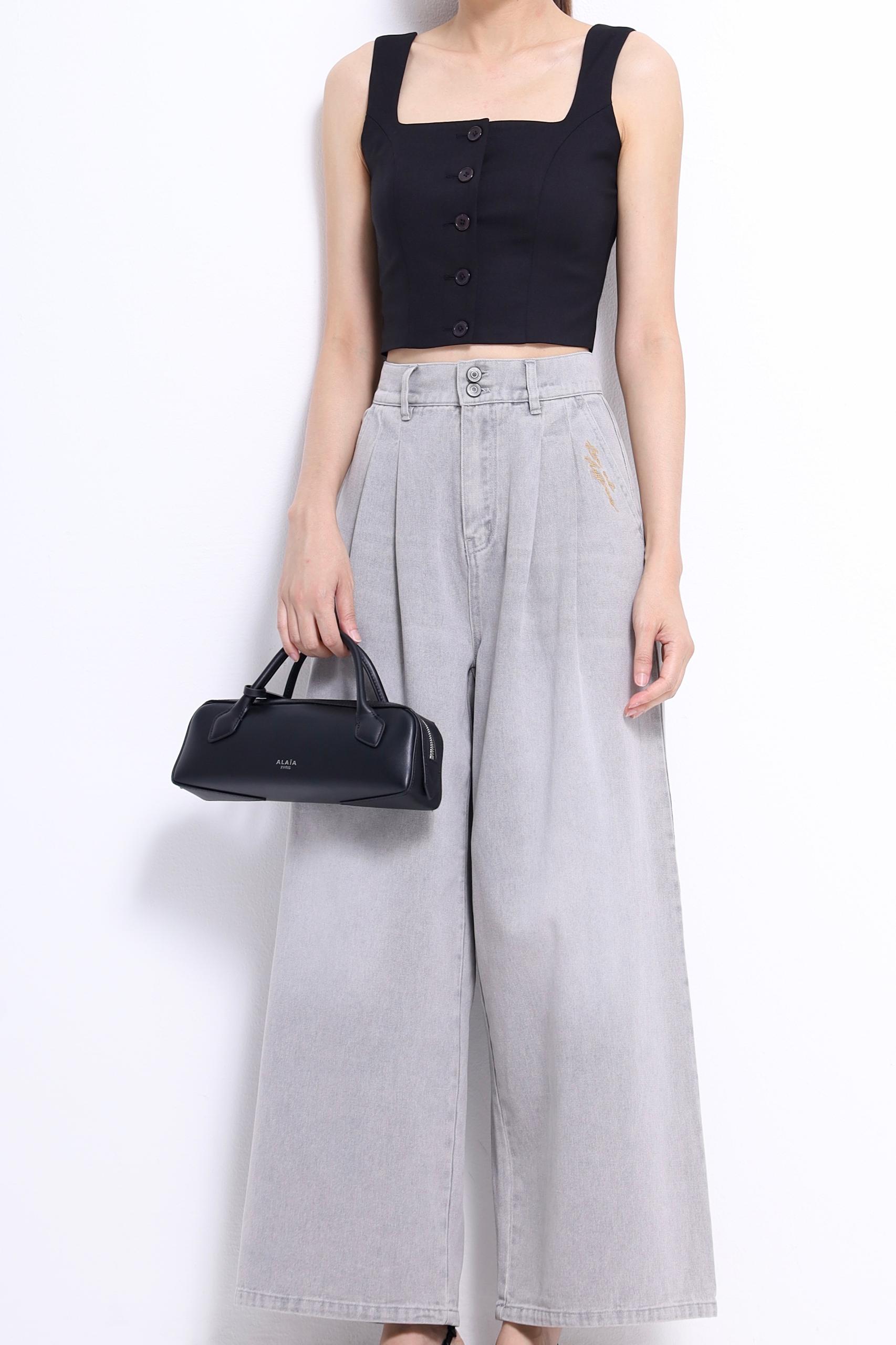 CB2731 BUTTON FRONT MINI TOP