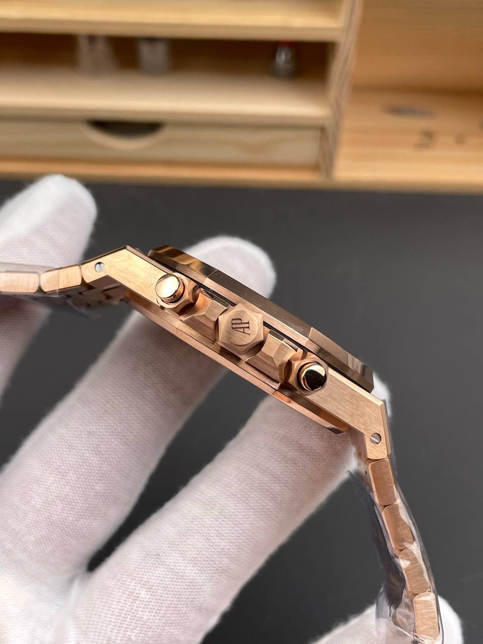 🚀皇家橡树26331OR 玫金蓝盘/41mm/4801机💯