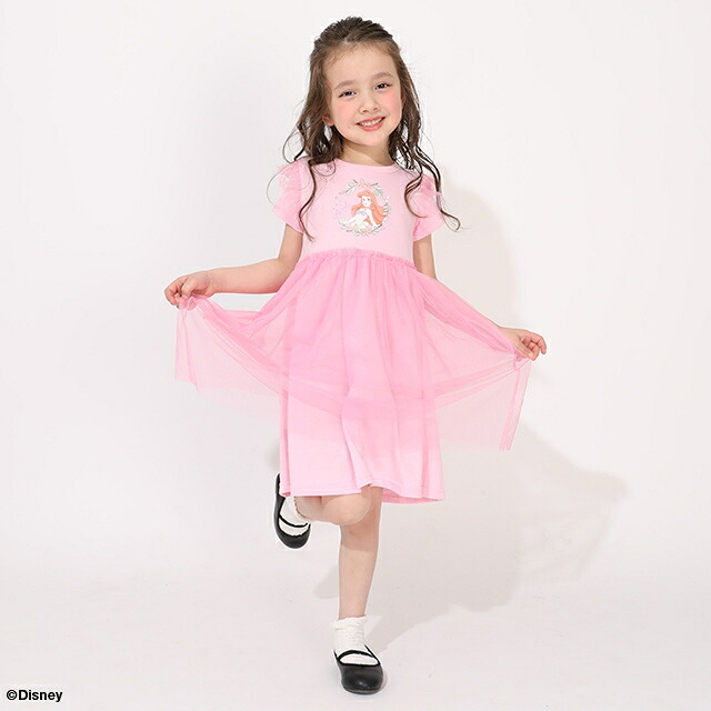 🆕【⭐訂購⭐】🌀 🇯🇵 日本直送 #Disney 荷葉邊短袖 薄紗裙擺 公主裙 [3款選] 🌀[ELCA-0004][260314]