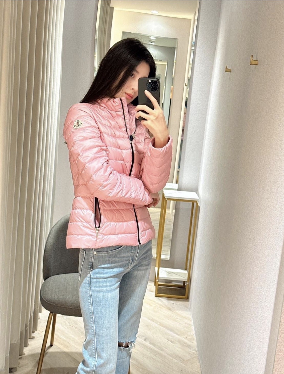 Moncler春夏薄羽絨女童14 碼