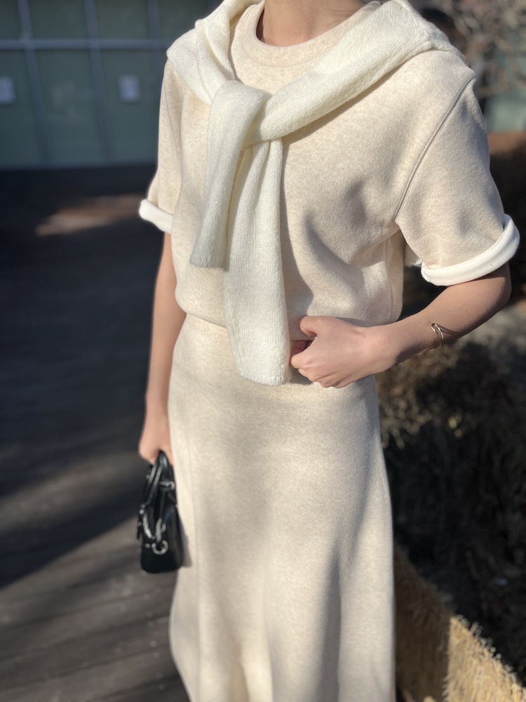 Brushed Cozy Lounge Set (Light Beige)