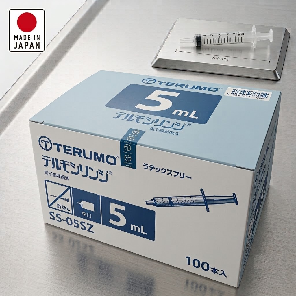 🔥🔥【日本製《TERUMO》即棄式餵食針筒】5ml | 100支