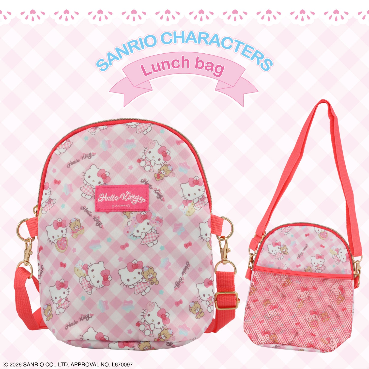 🌸 【預訂】Sanrio Lunch Series-Lunch Shoulder Bag