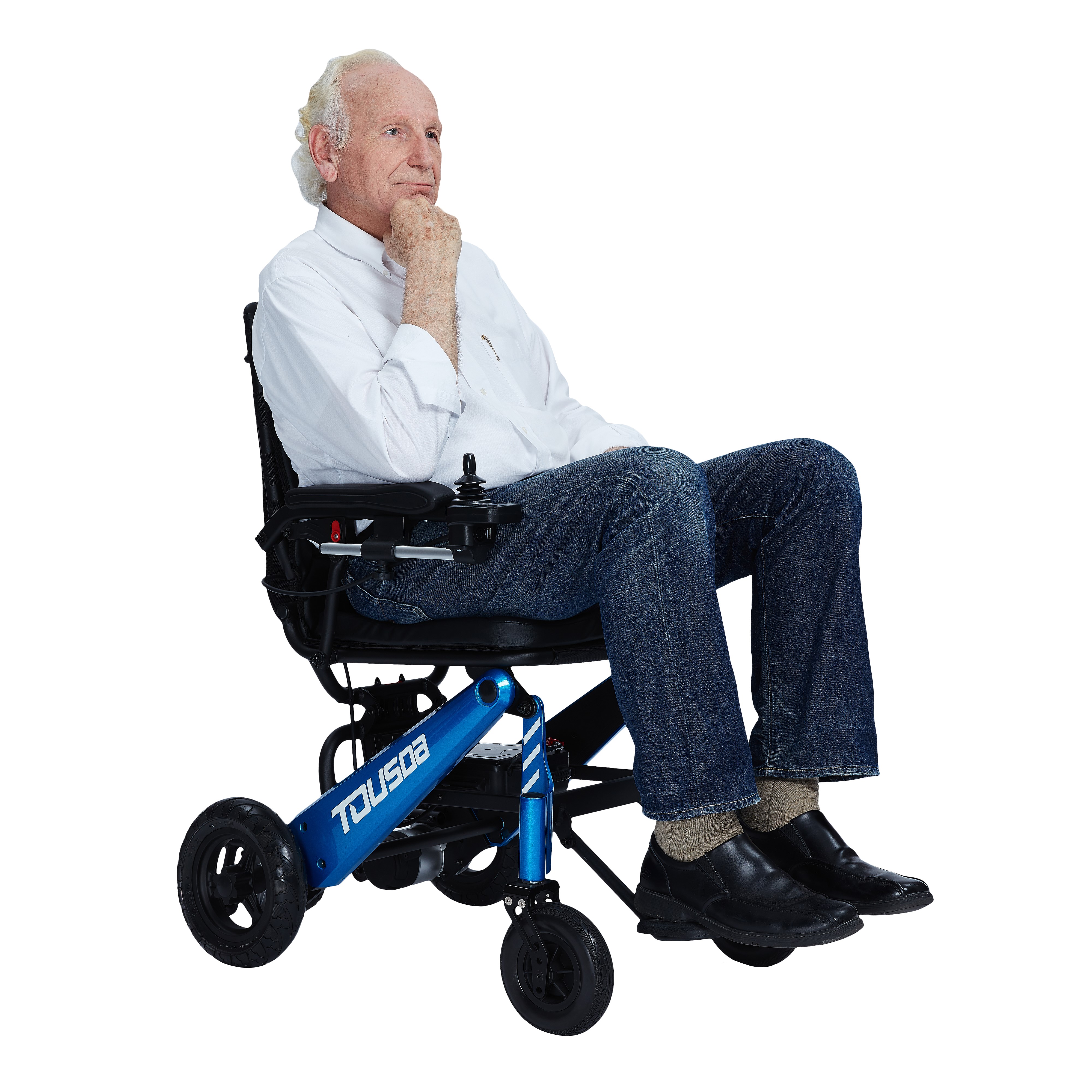 免運費包上門安裝教授使用方法 - 智能廣東話發聲控制器 - 鎂合金電動輪椅 M01D - 升級版 - 藍牙連接搖控- 18AH 鋰電池 - 400W無刷電機 - 電磁鎖車, 上斜落斜放手即停不溜後