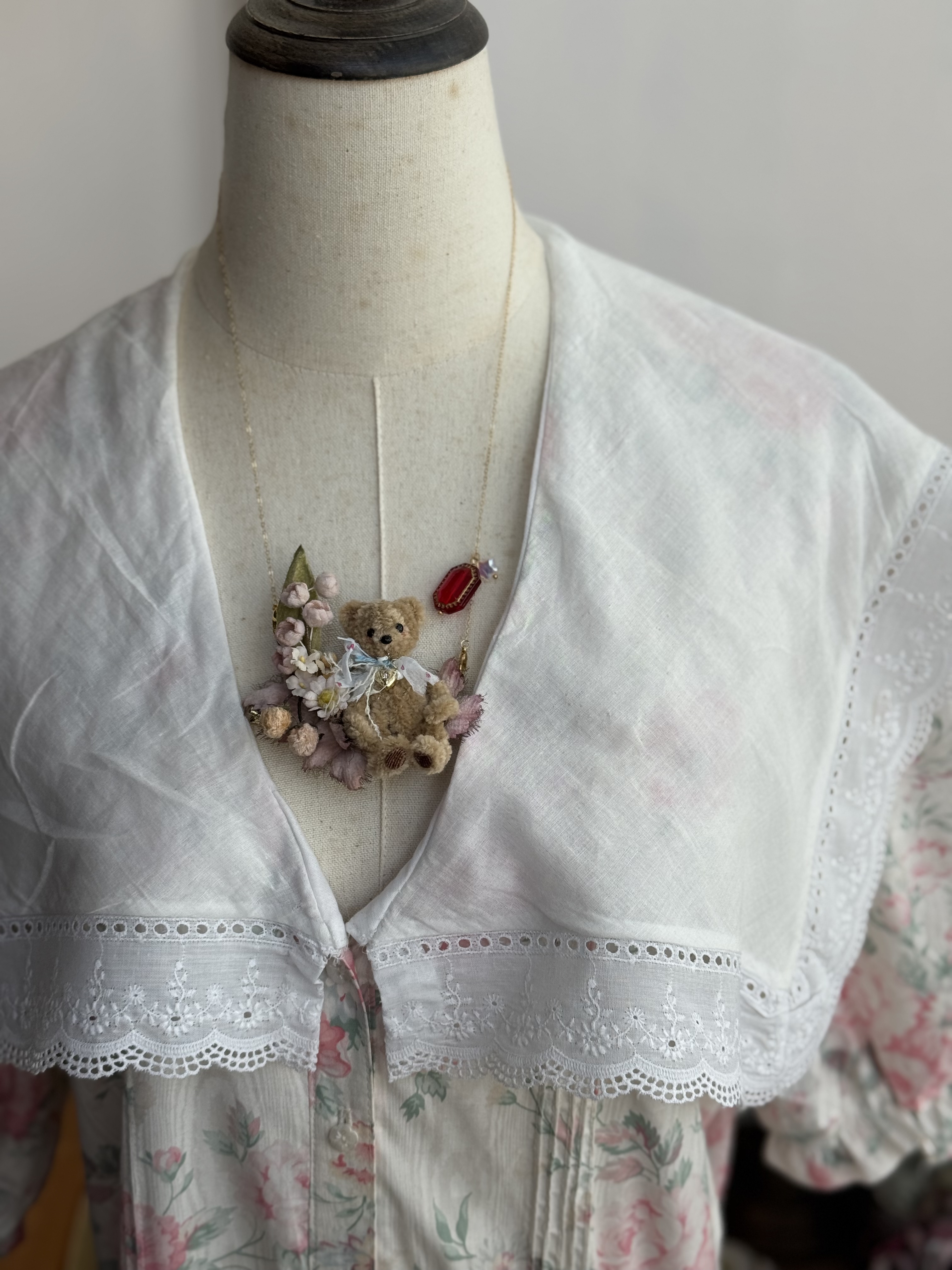 Lilly Bloom x Miss Summer 布花小熊多用途飾品